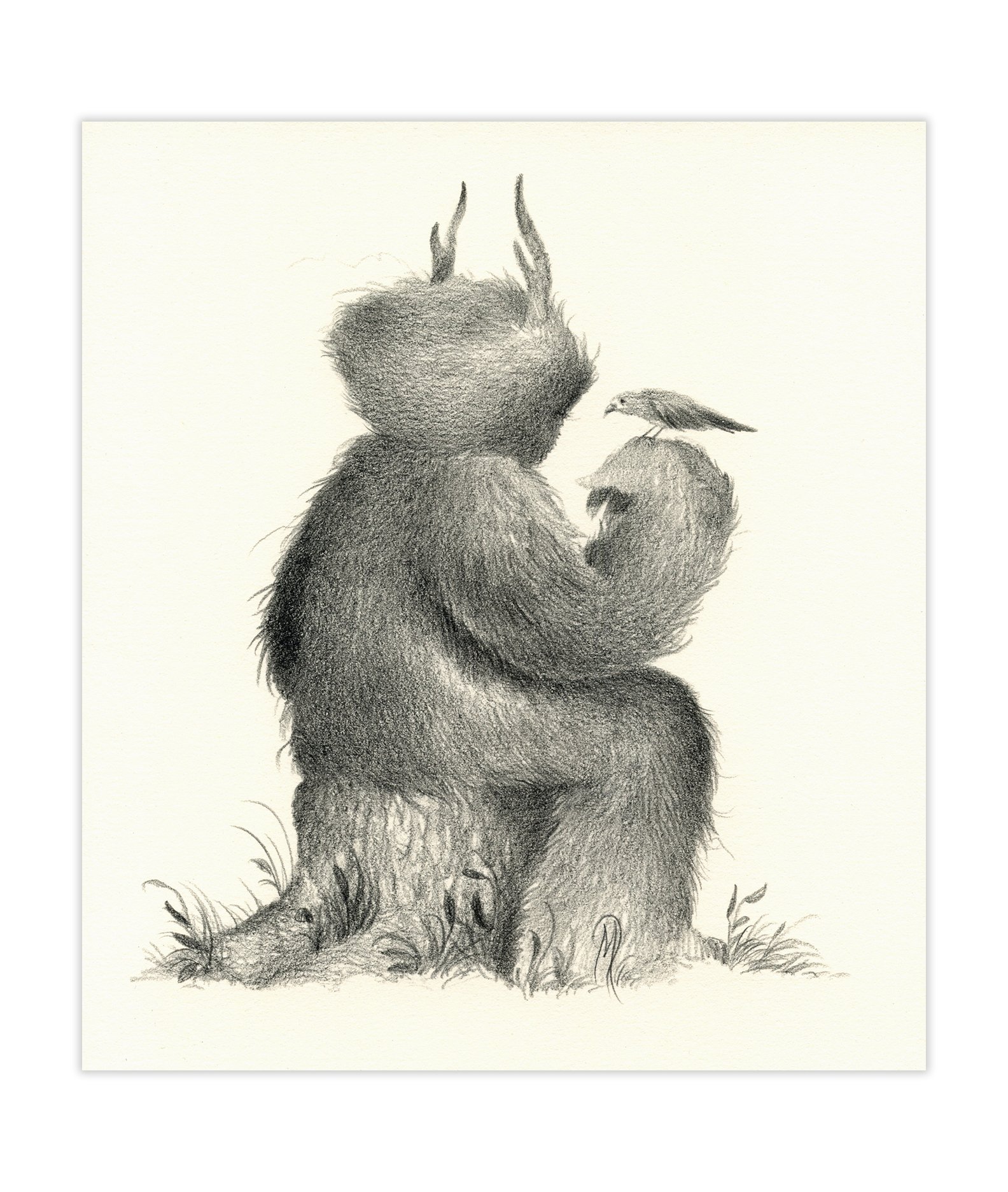 Sketchbook Drawing No. 1 - We'll Make It Through (original drawing)