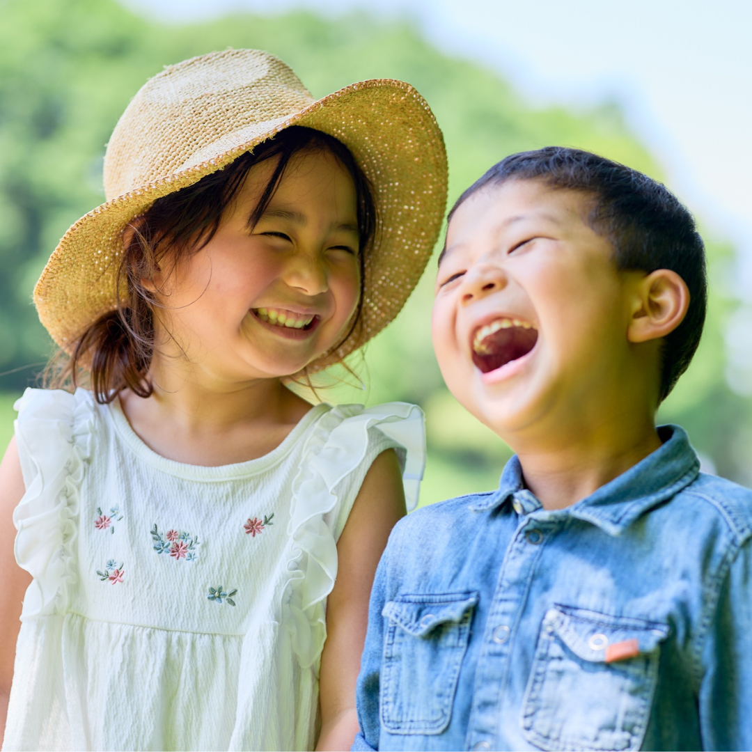 kelowna preschool boy and girl laughing daycare