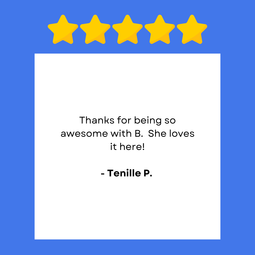 Five-star parent review icon for Kelowna daycare, review 6