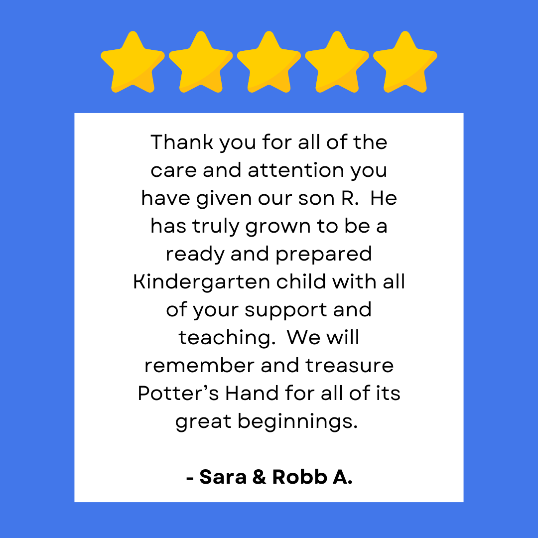 Five-star parent review icon for Kelowna daycare, review 1