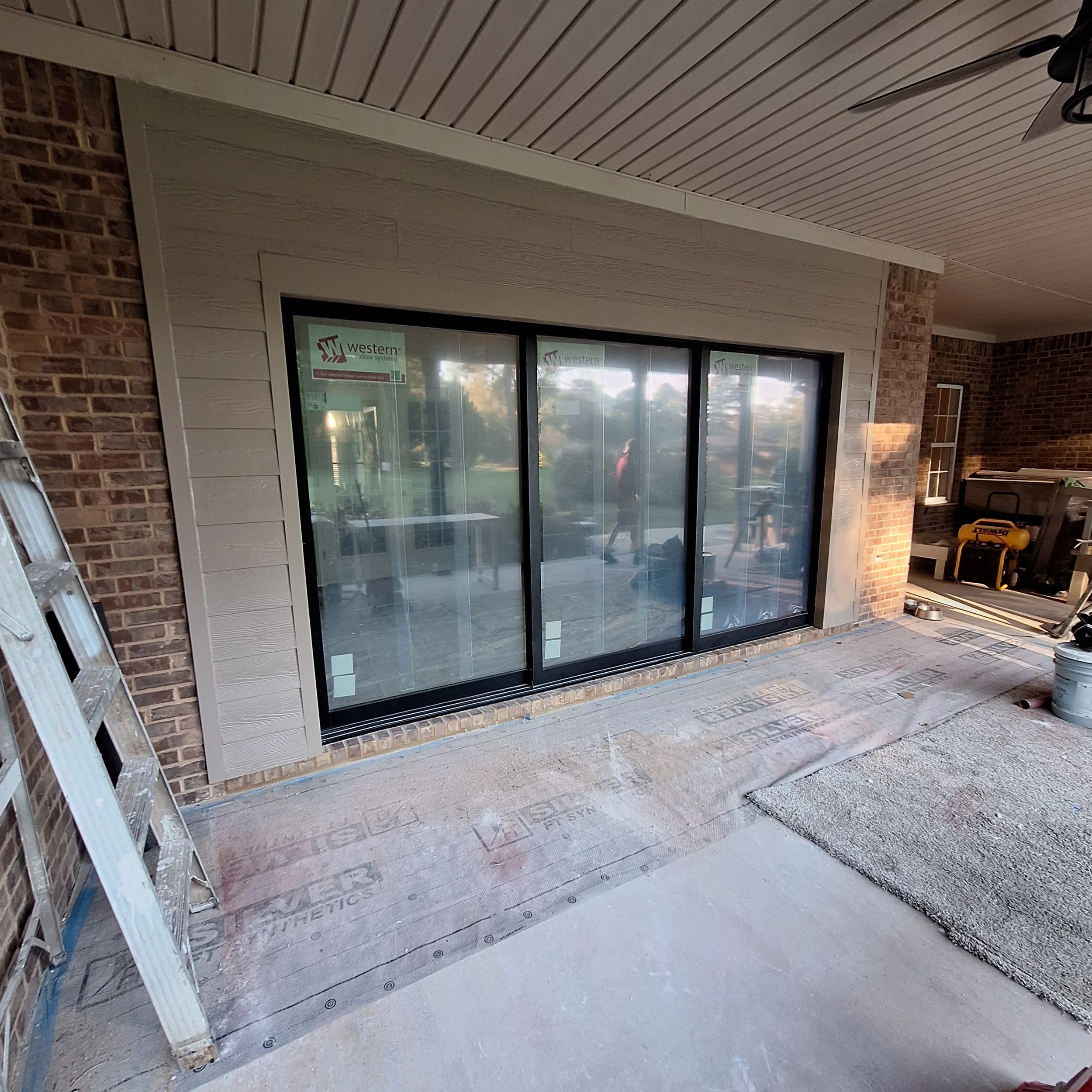 SLIDING GLASS DOOR INSTALLATION