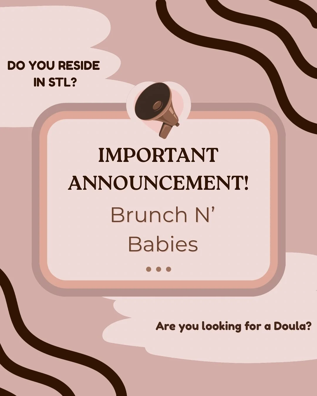 Pregnant? 🤰🏽🩷

Come brunch at Brunch &amp; Babies! 

Meet doulas from the On Up Doula Program, enjoy free brunch, and learn how doulas, nurses &amp; providers from SSM Health St. Louis work together to support YOU!

🎁 Plus &mdash; exciting raffle