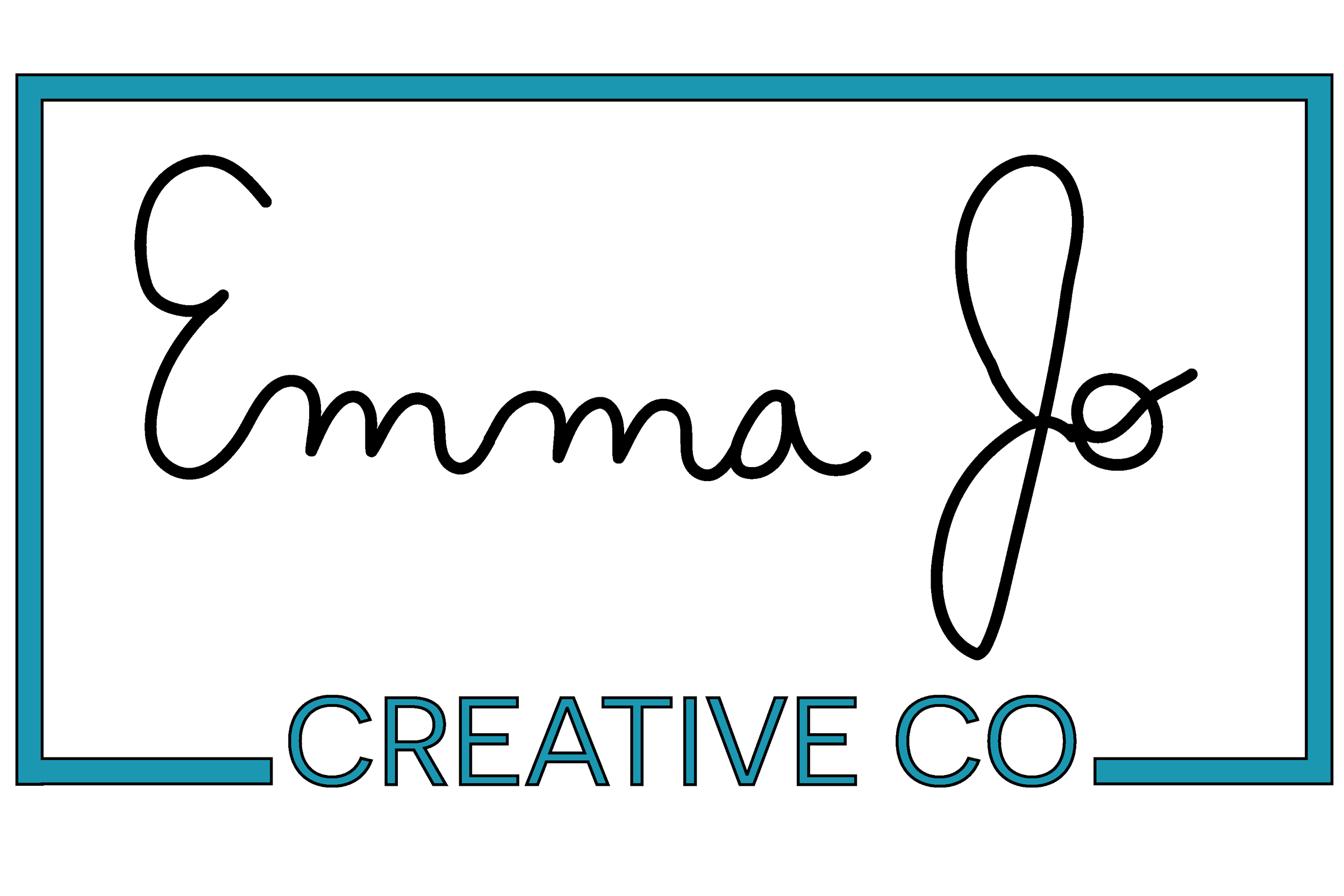 Logo for Emma Jo Creative Co. Emma Jo Creative Co is located in Boerne, Texas and services the Texas Hill Country.