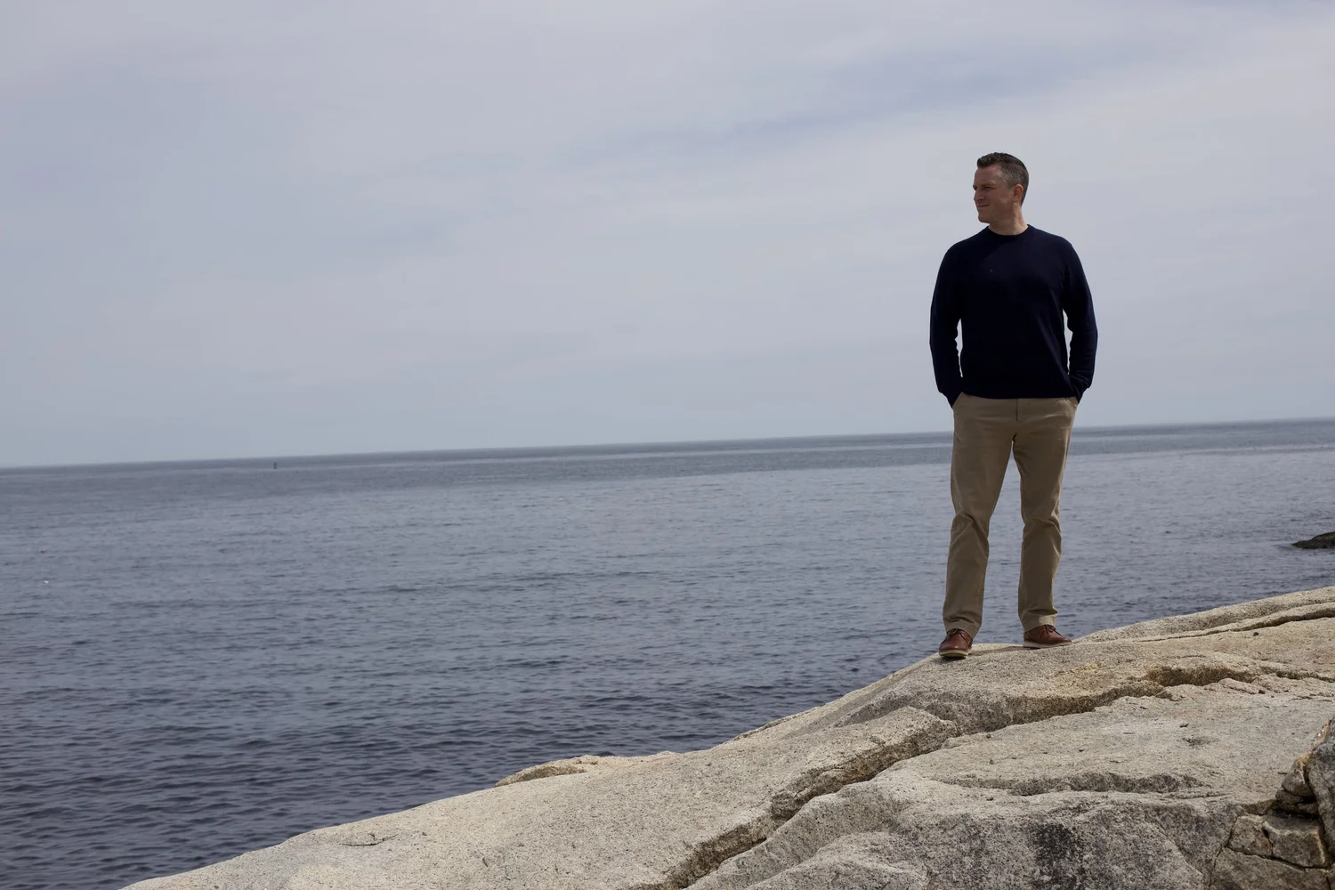 Ian MacDonald on the Nova Scotia coast