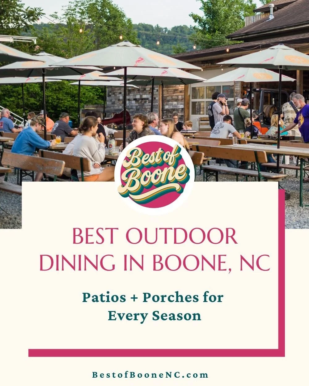 ✨ Best Outdoor Dining in Boone, NC: Patios + Porches for Every Season ✨

From sunshine‑soaked patios to cozy porches perfect for fall evenings, Boone has plenty of spots to enjoy a meal or drink outdoors 🌄🍻

Here are a few local favorites worth add