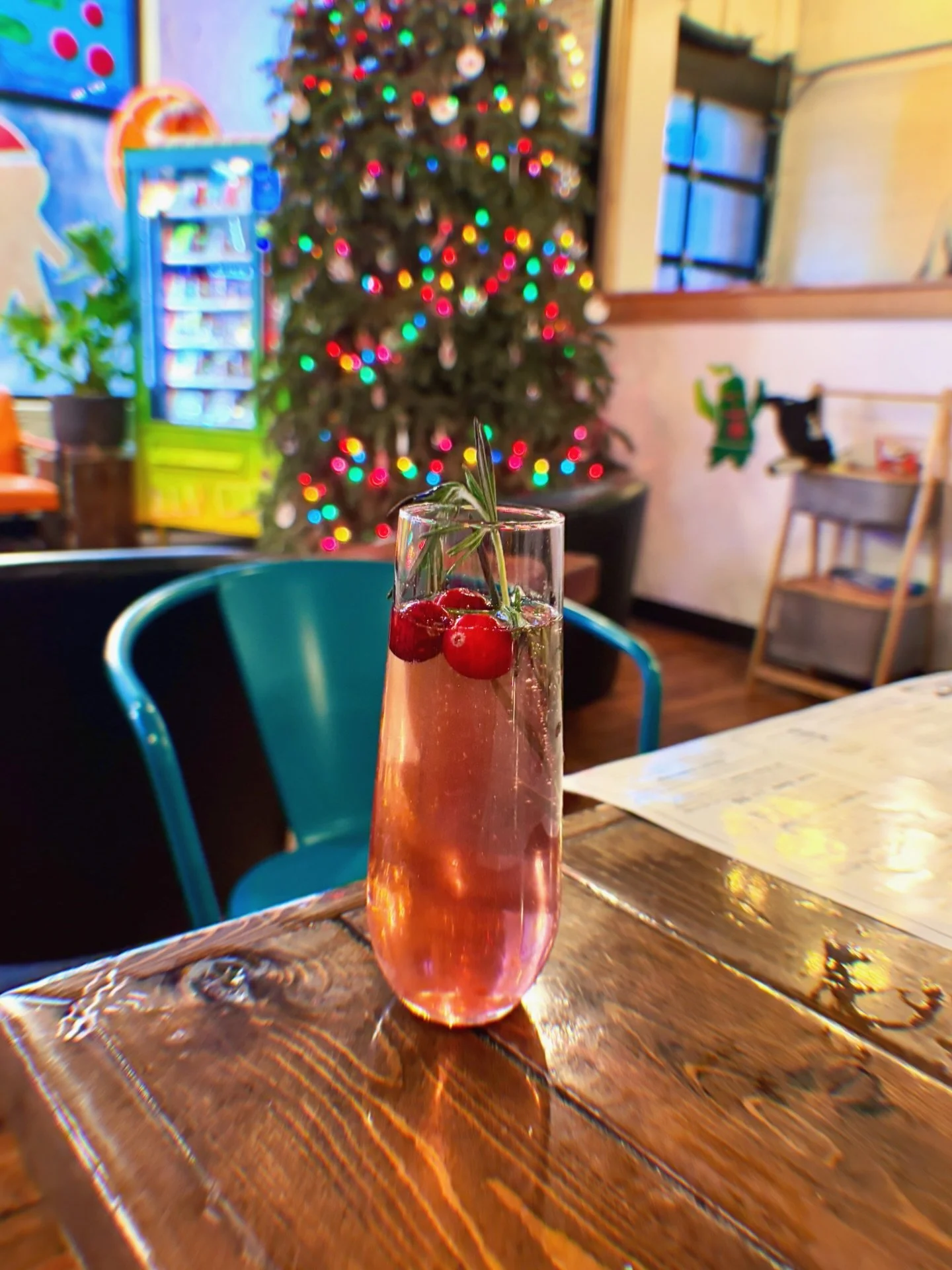 🎄✨ Festive First Friday energy: finding the prettiest holiday drink in town and calling it self-care. 🍹

If you&rsquo;re wandering downtown tonight, may your drink be merry and your vibes be bright. 🎅🏼✨🎄