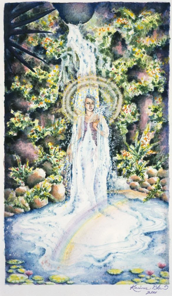 Oxumaré, 2002, watercolor on paper, 9 x 12 in. (22.8 x 30.4 cm)