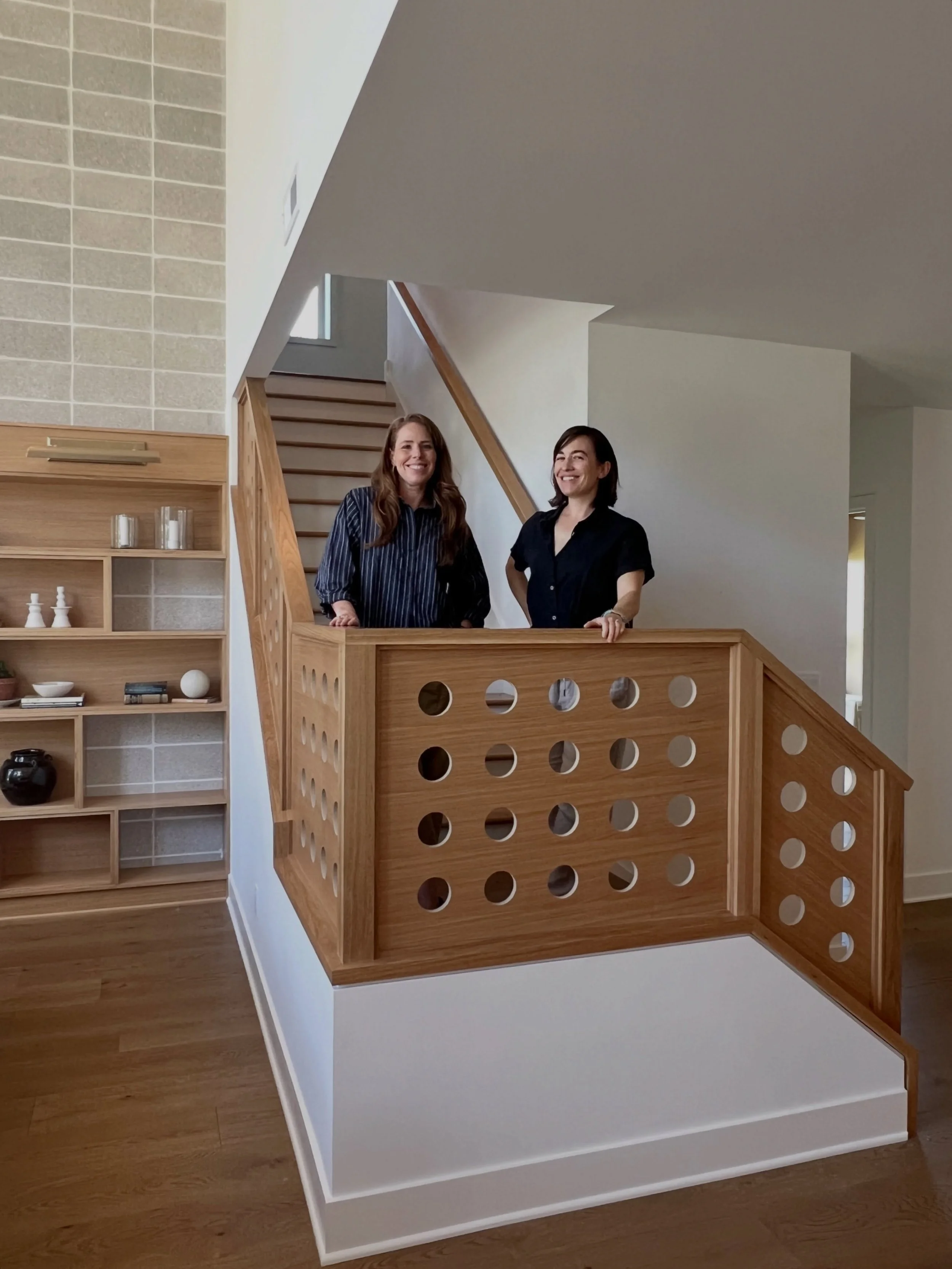 The @stjudevirginia Dream Home pi&egrave;ce de r&eacute;sistance: the stairs. The biggest thank you to @restoring_red_hill for helping us make these a reality.

#interiordesign 
#hillcityva 
#lynchburgva
#stjudedreamhome