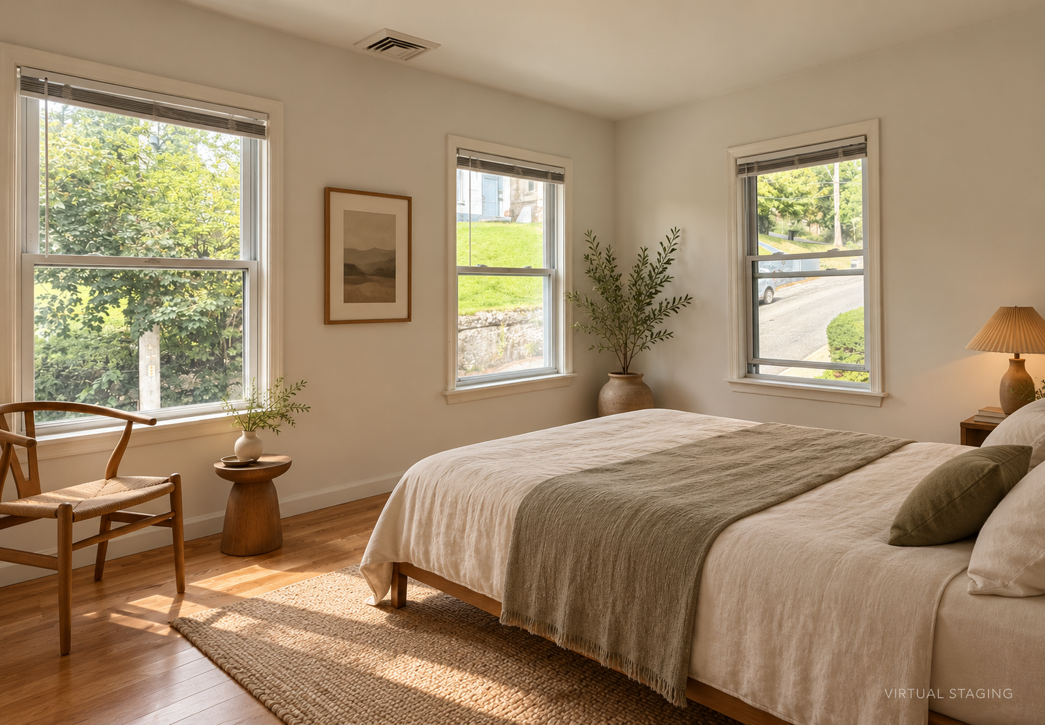 Serene Sunlit Modern-Rustic Bedroom.png