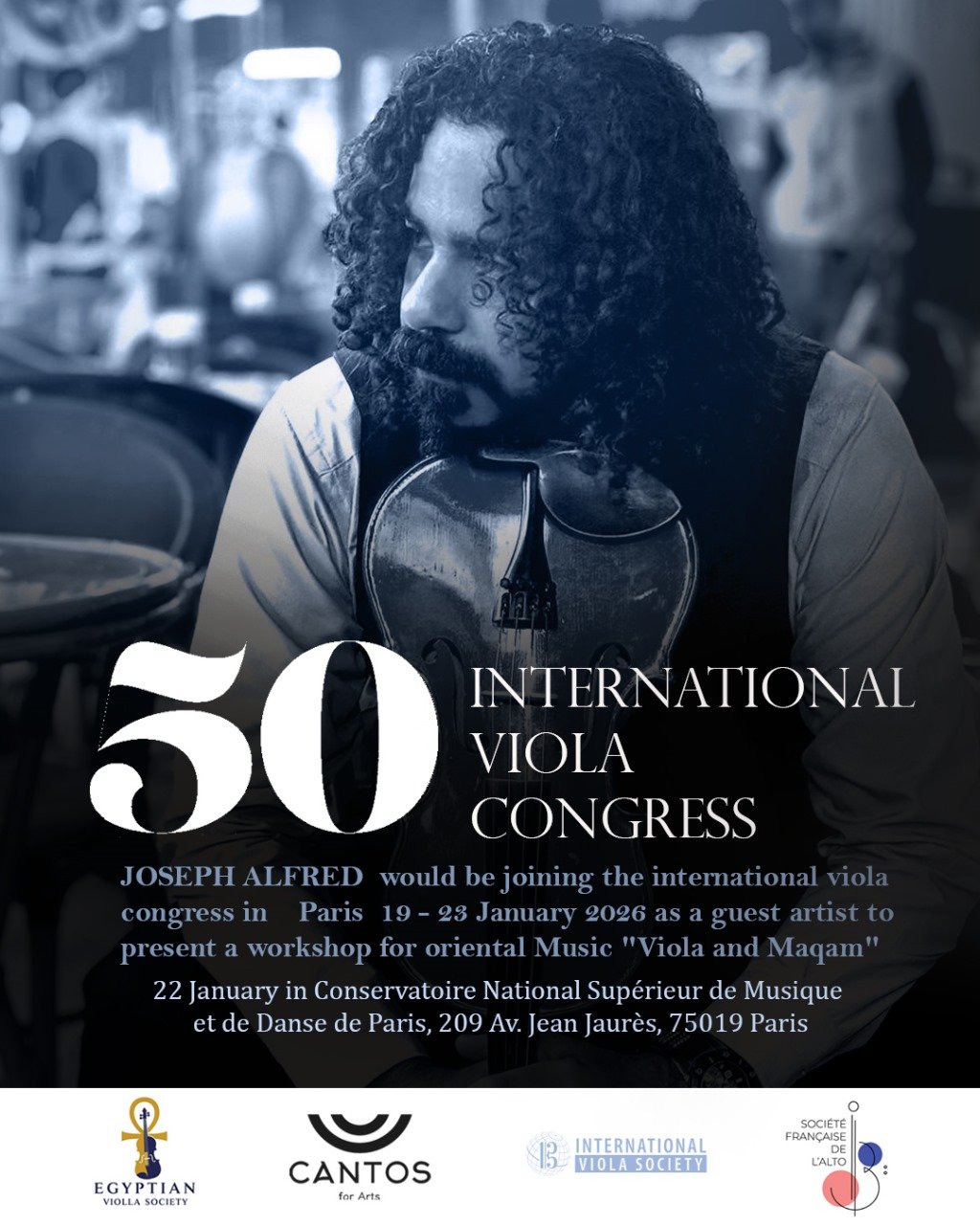“Viola and Maqam” A Workshop in the 50th International Viola Congress - Paris 2026