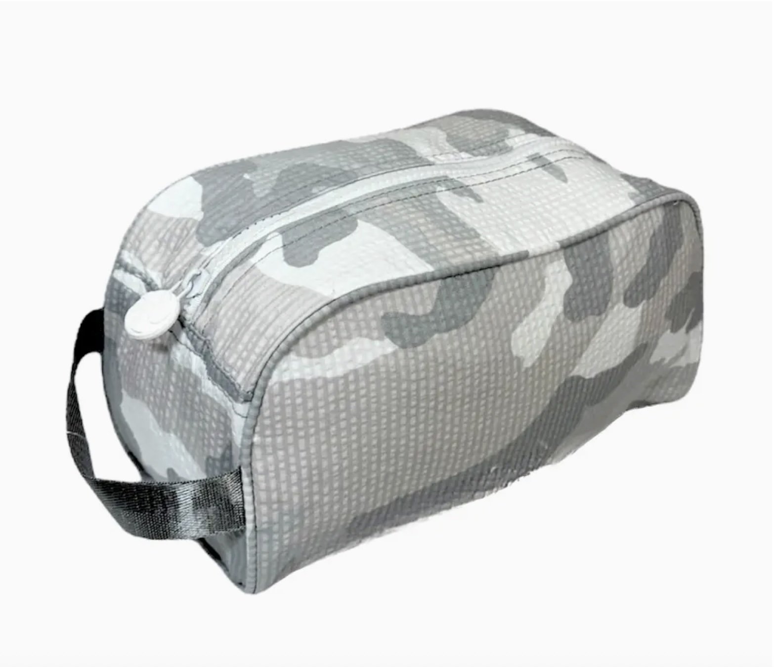 Snow Camo Seersucker Traveler Dopp Kit