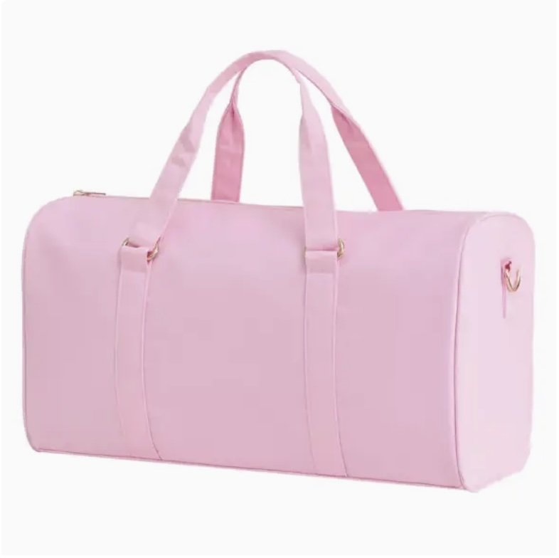 Girls' Nylon Duffle Bag with Adjustable Strap