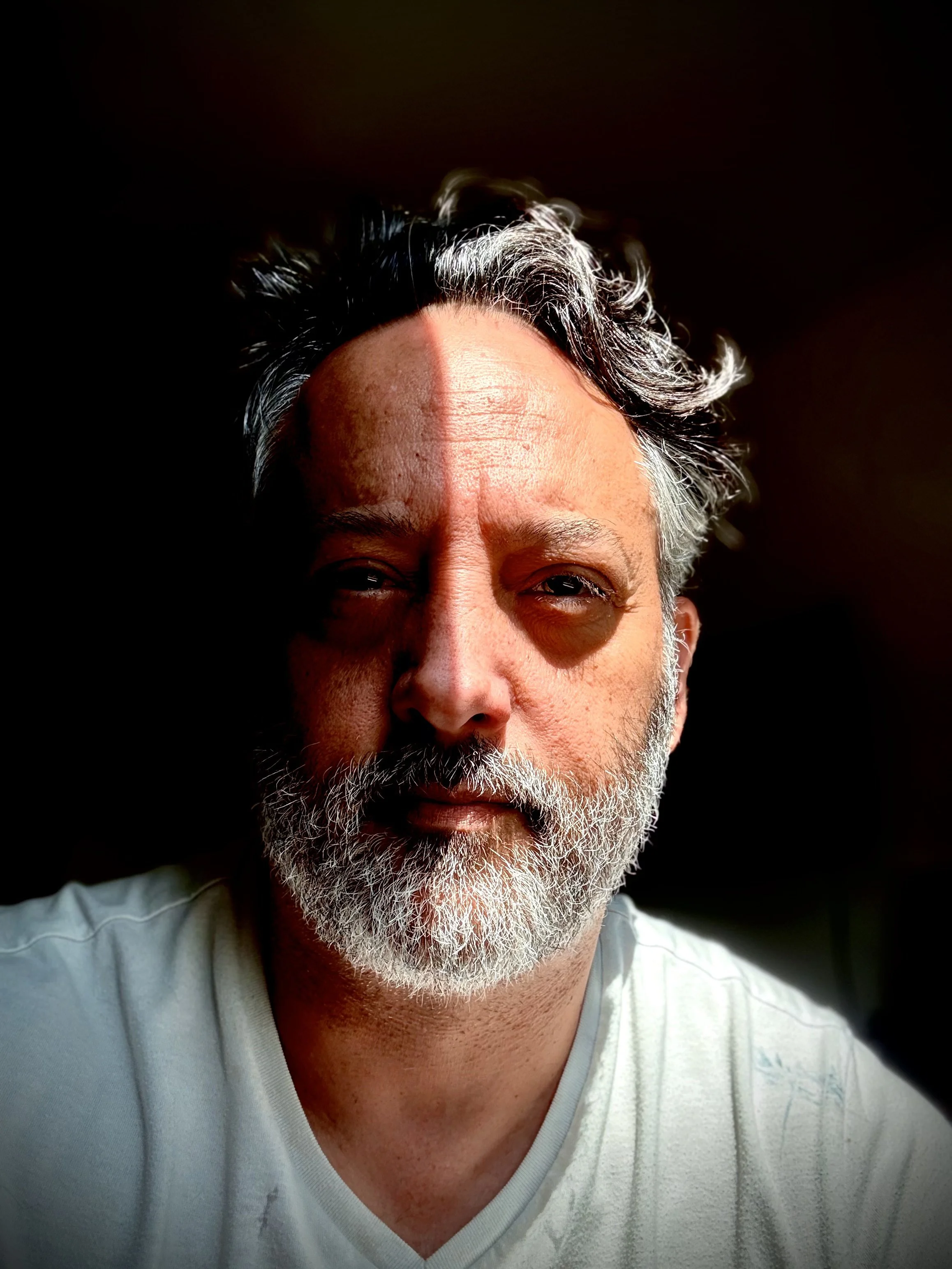 Portrait of author Paul Glyph, writer of Gothic Americana based in New Orleans.