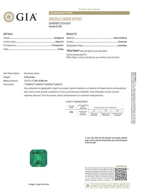 Understanding Emerald Treatments: How GIA Grades Clarity Enhancement