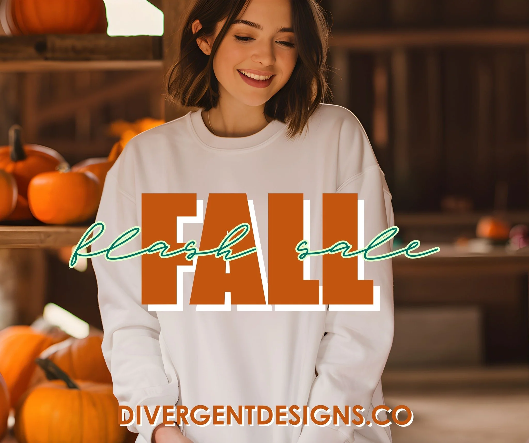 🍂✨ FALL FLASH SALE ALERT! ✨🍂

Your favorite cozy season just got better &mdash; we&rsquo;re dropping select Gildan crewneck sweatshirts starting at just $20 all weekend long! 🎉

🛍️ New designs will be added throughout the weekend, so keep checkin