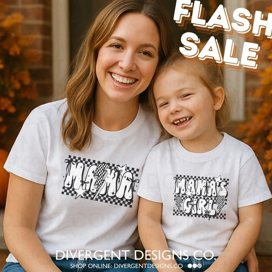 ✨ Friday Flash Deal! ✨
Twinning has never been cuter 💕 Grab our Mother + Daughter Tee Set (adult + toddler 2T&ndash;6) for just $20!

⚡ Limited to only 10 sets &mdash; once they&rsquo;re gone, they&rsquo;re gone!
👩&zwj;👧 Perfect for everyday wear,