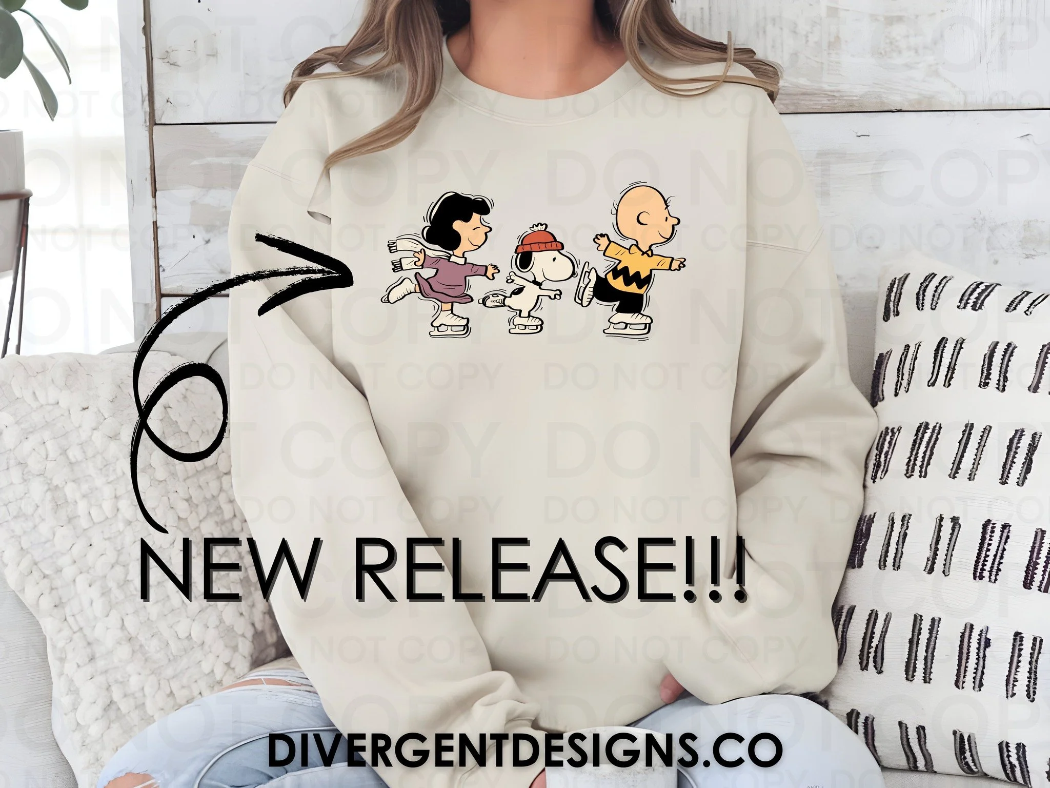 ✨ NEW RELEASE ALERT!!! ✨
Bundle up in nostalgia this season with our newest cozy crewneck! 💛 Featuring the iconic skating trio, from your favorite iconic classic cartoon, this sweatshirt is the perfect mix of comfort and classic charm.

❄️ Soft, coz