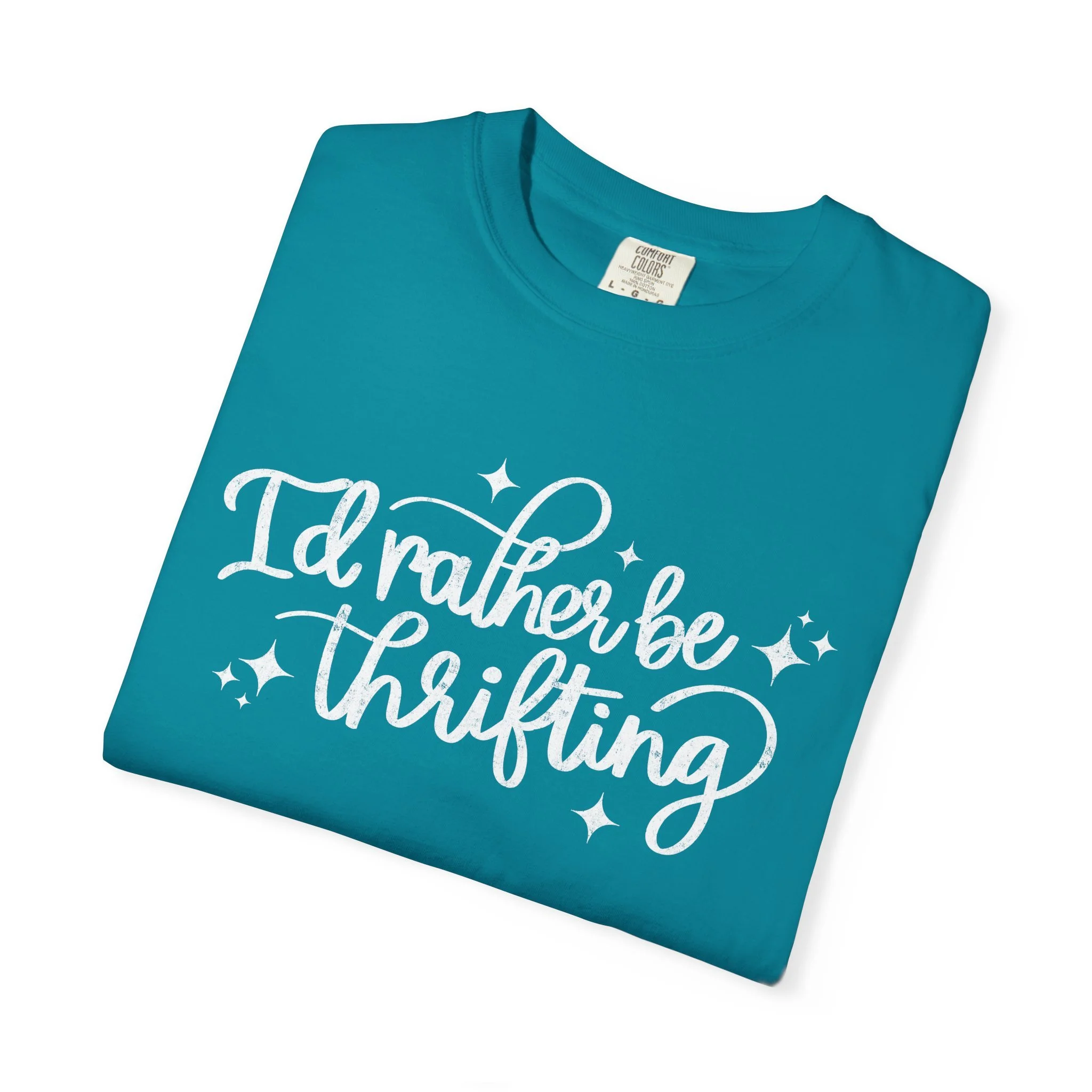 I’d Rather Be Thrifting Graphic Tee – Comfort Colors 1717