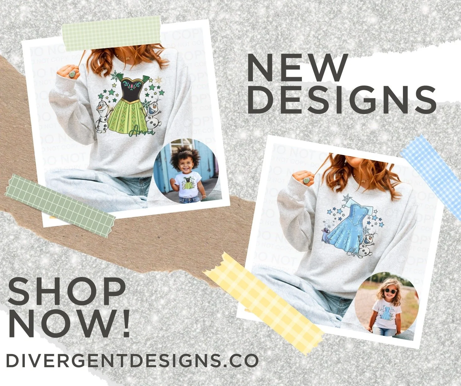✨ NEW DESIGNS ARE HERE! ✨
Because matching moments make the sweetest memories 💚❄️
Our newest mommy + mini designs are officially live &mdash; cozy, playful, and perfect for everyday magic.
From twirls to giggles to all the little moments in between,