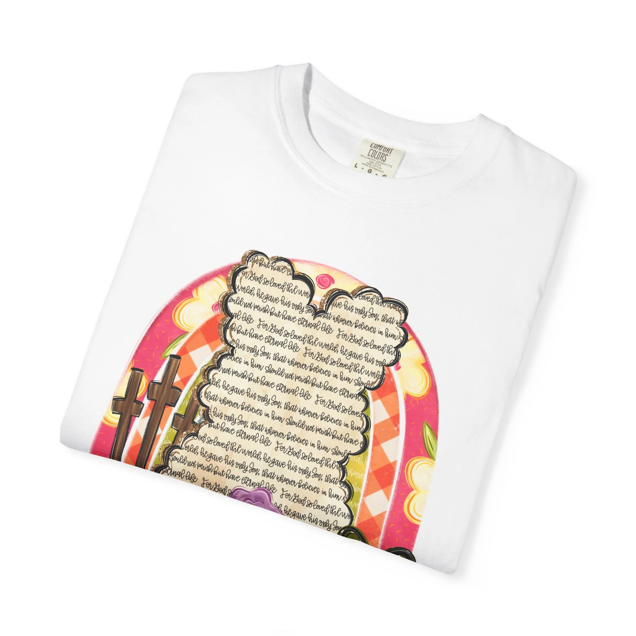 Love That Saves Christian Graphic T-Shirt | Comfort Colors 1717 Unisex Tee