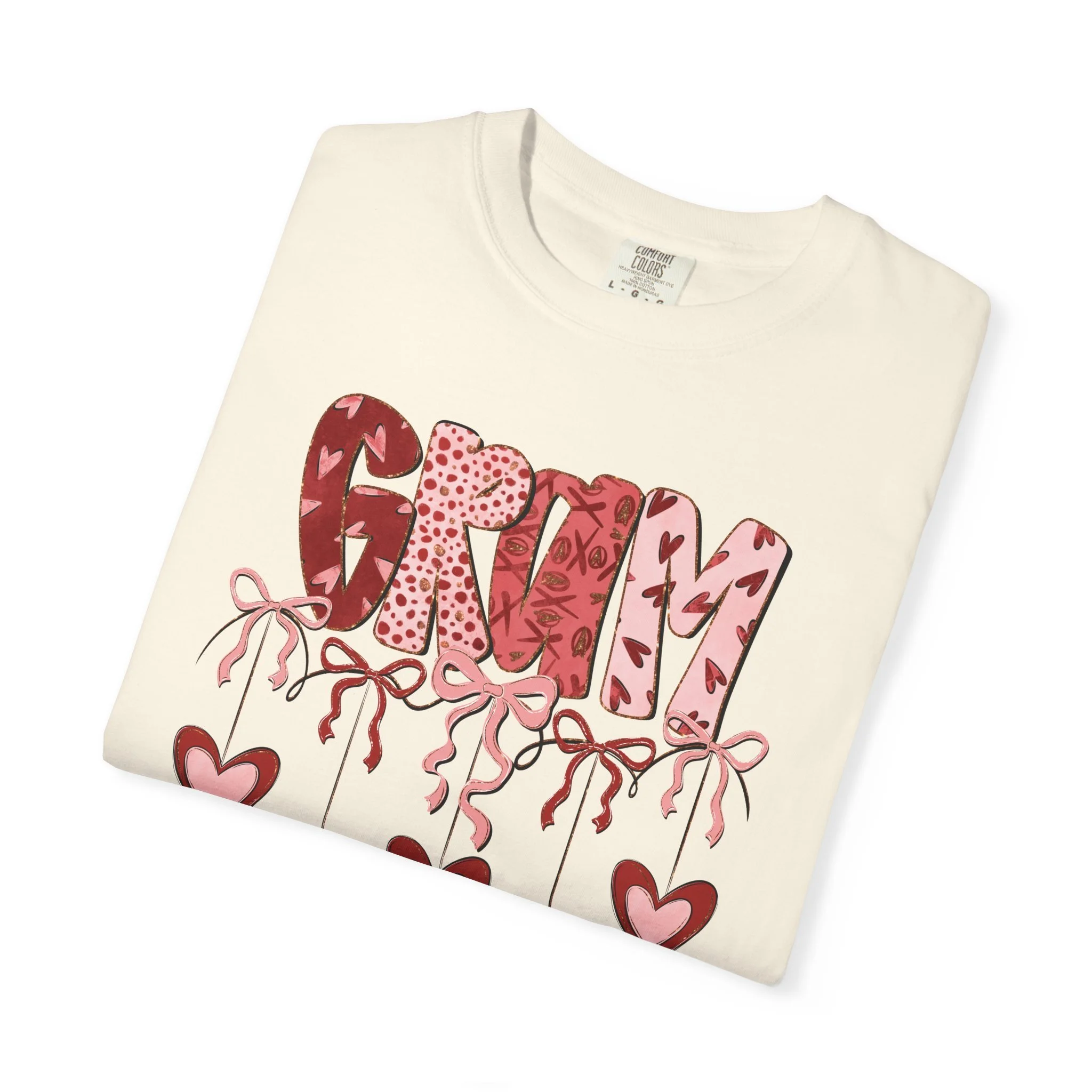 Gram Valentine Graphic T-Shirt | Comfort Colors 1717 Grandma Love Tee