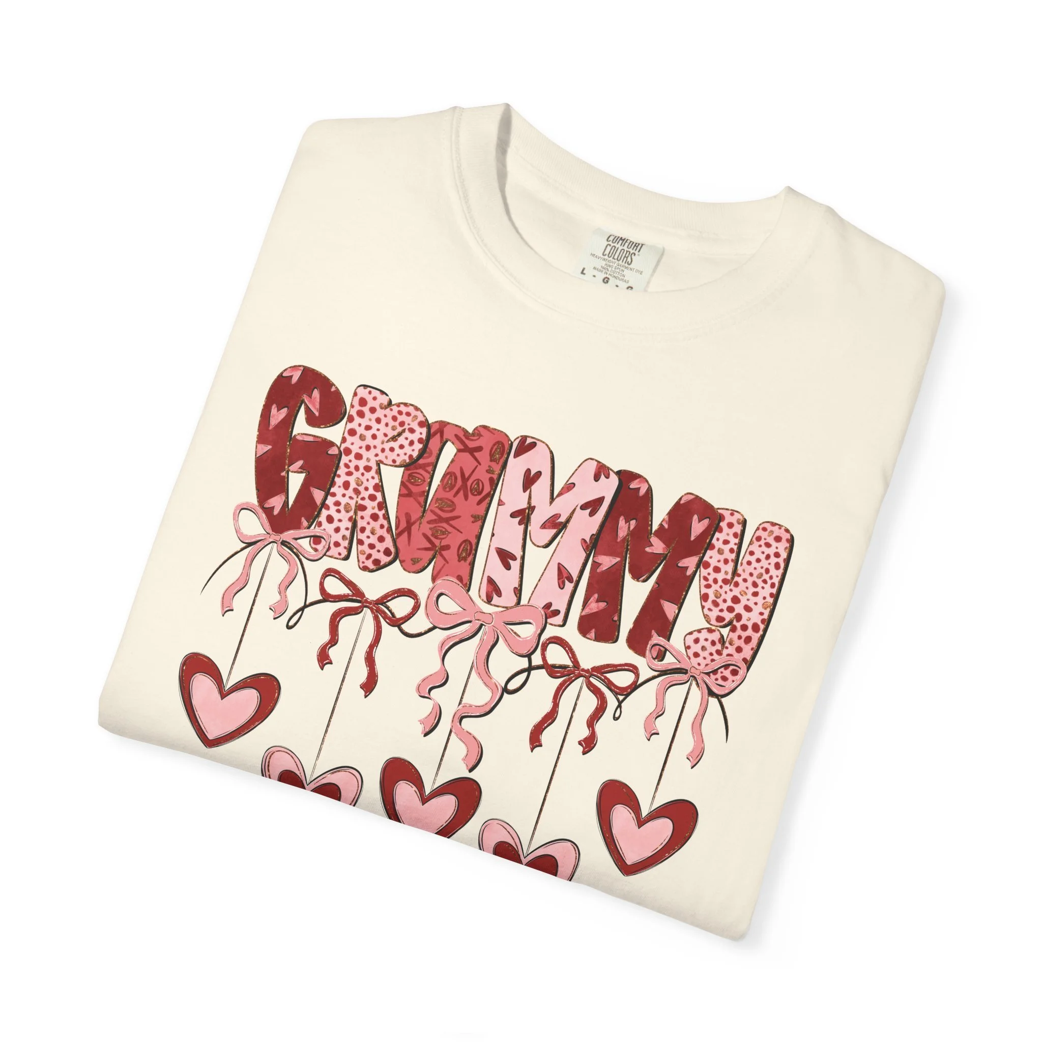 Grammy Valentine Graphic T-Shirt | Comfort Colors 1717 Grandma Love Tee