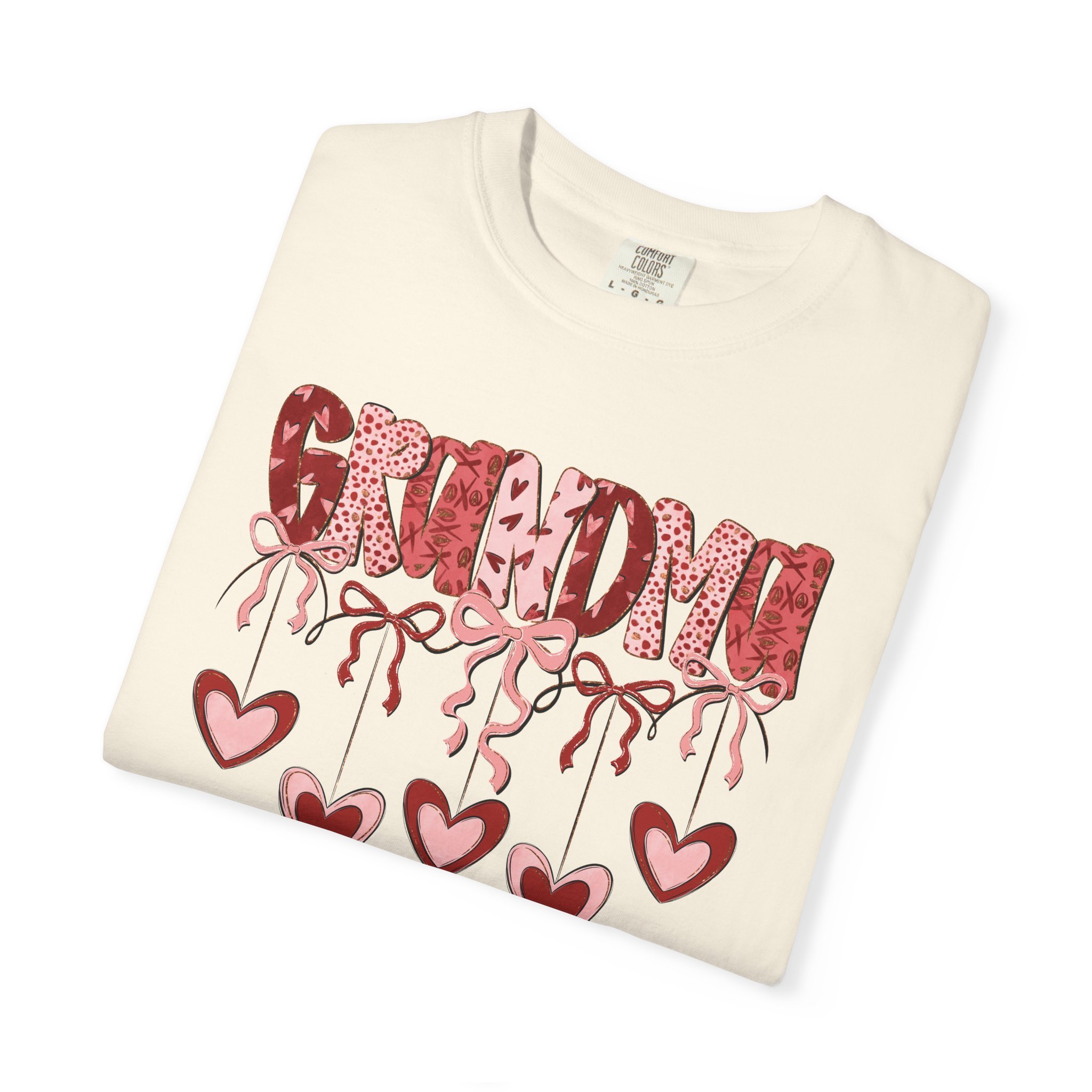 Grandma Valentine Graphic T-Shirt | Comfort Colors 1717 Grandma Love Tee