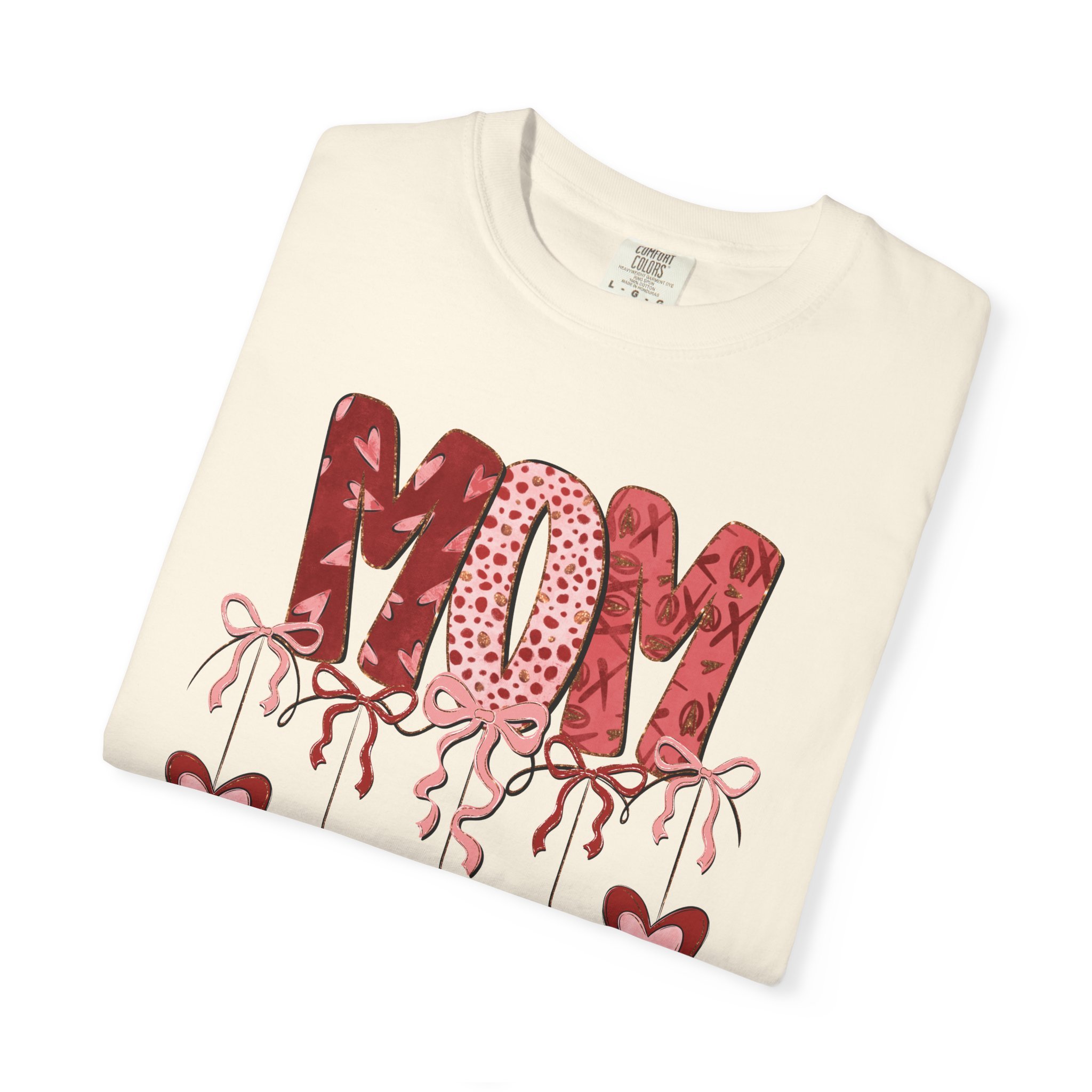 Mom Valentine Graphic T-Shirt | Comfort Colors 1717 Mom Love Tee