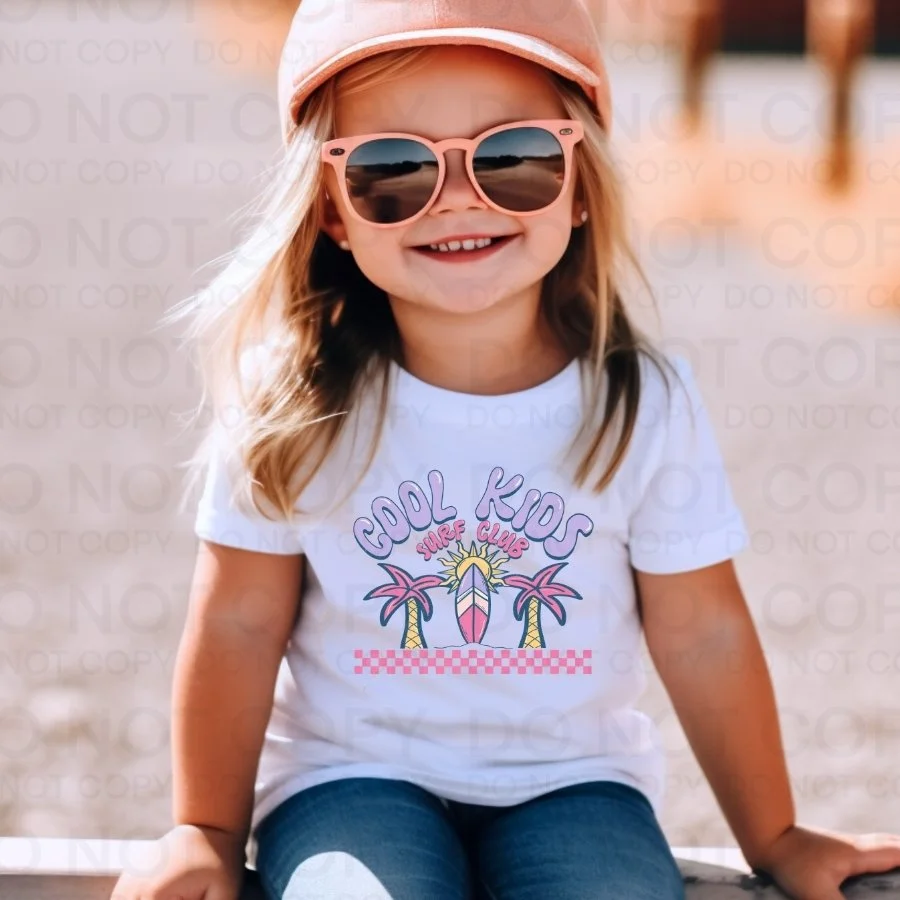 Cool Kids Surf Club Toddler T-Shirt - Fun Summer Vibe for Young Adventurers
