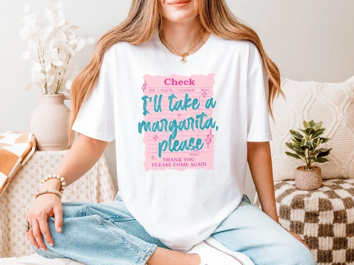 I’ll Take a Margarita Please Tee | Funny Cocktail Shirt | Girls Trip Graphic T-Shirt