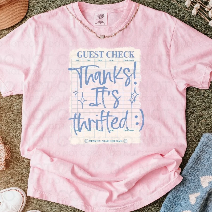 Thanks! It’s Thrifted Graphic Tee – Comfort Colors 1717