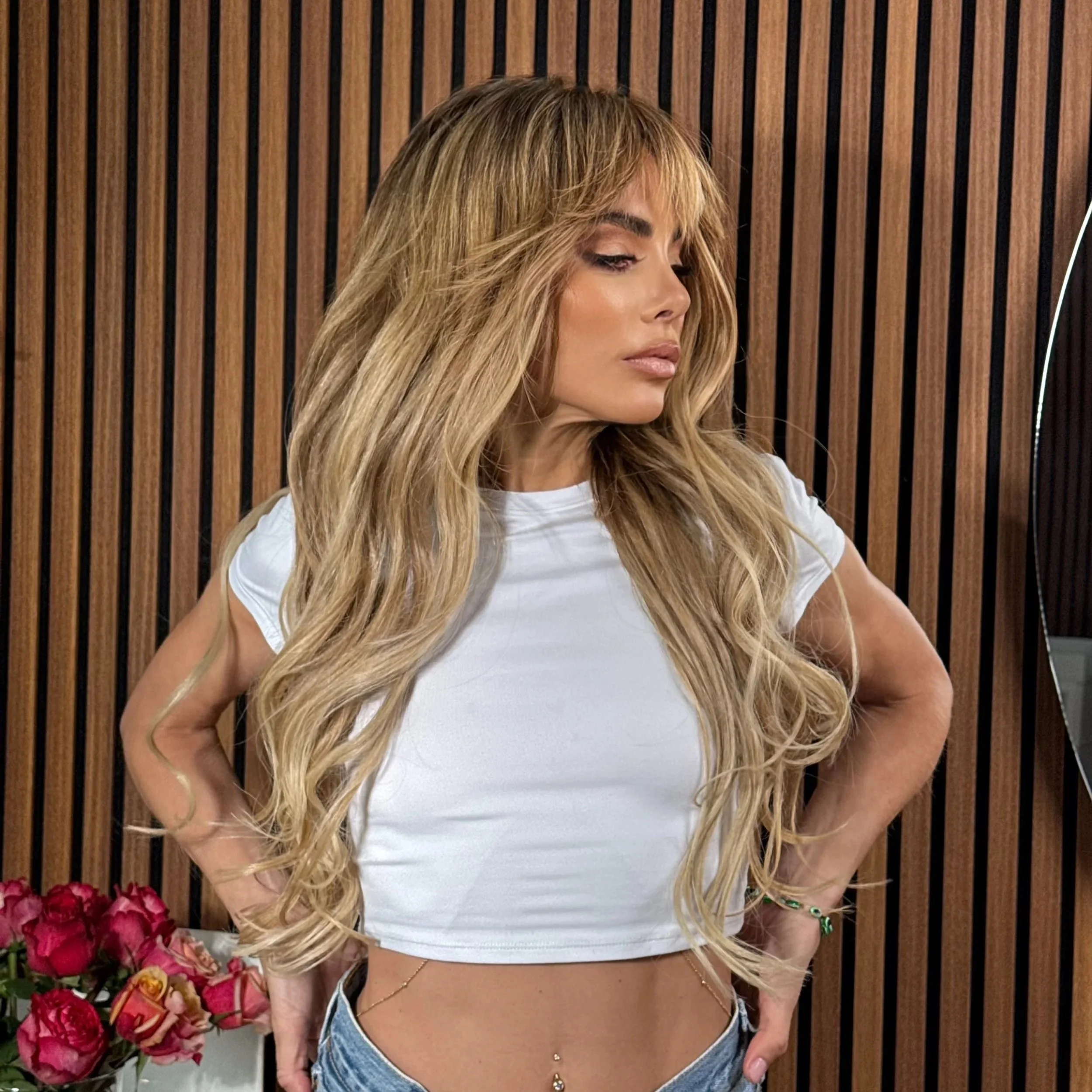 hair extensions color and cut Los Angeles
