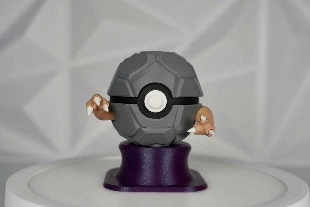 Pokémon-Inspired 3D Printed Poké Ball – Golem