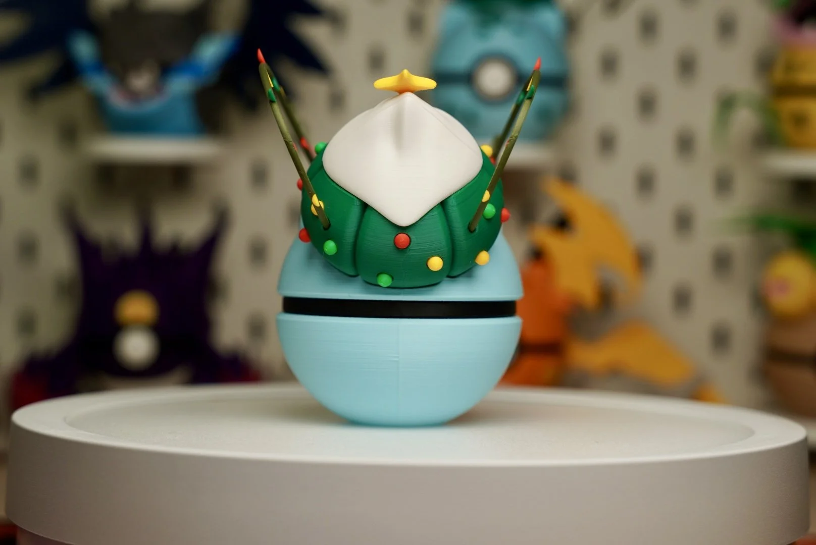 Pokéball Eevee Évoli, Pokéball Pokémon 3D Imprimée, Cadeau Fan Pokémon