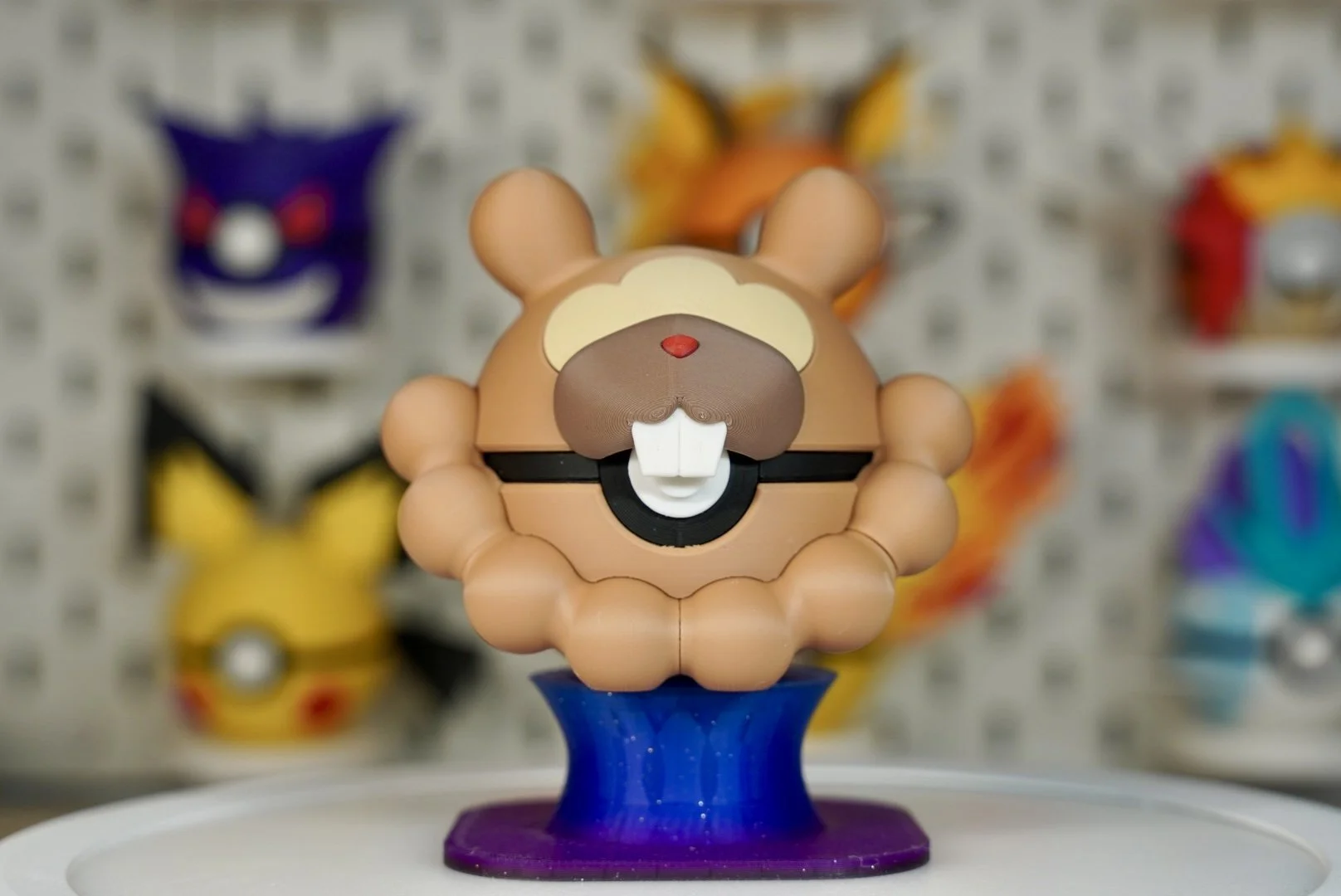 Pokémon-Inspired 3D Printed Poké Ball – Bidoof