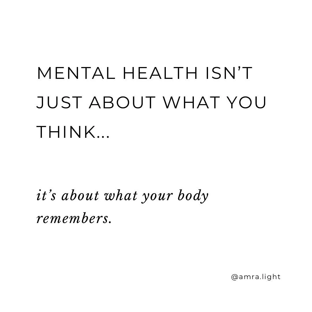 May is Mental Health Awareness Month. And while there&rsquo;s more conversation than ever about mental health&hellip; We still don&rsquo;t talk enough about how much it lives in the body.

Sometimes mental health struggles aren&rsquo;t about a lack o
