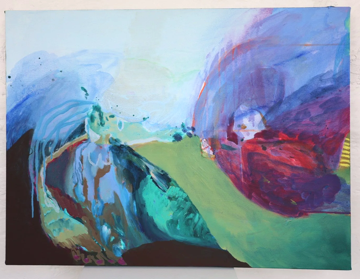 "Gently Ambling Until Her Feet Grow Flowers"
acrylic on canvas
2025
80cm x 60cm