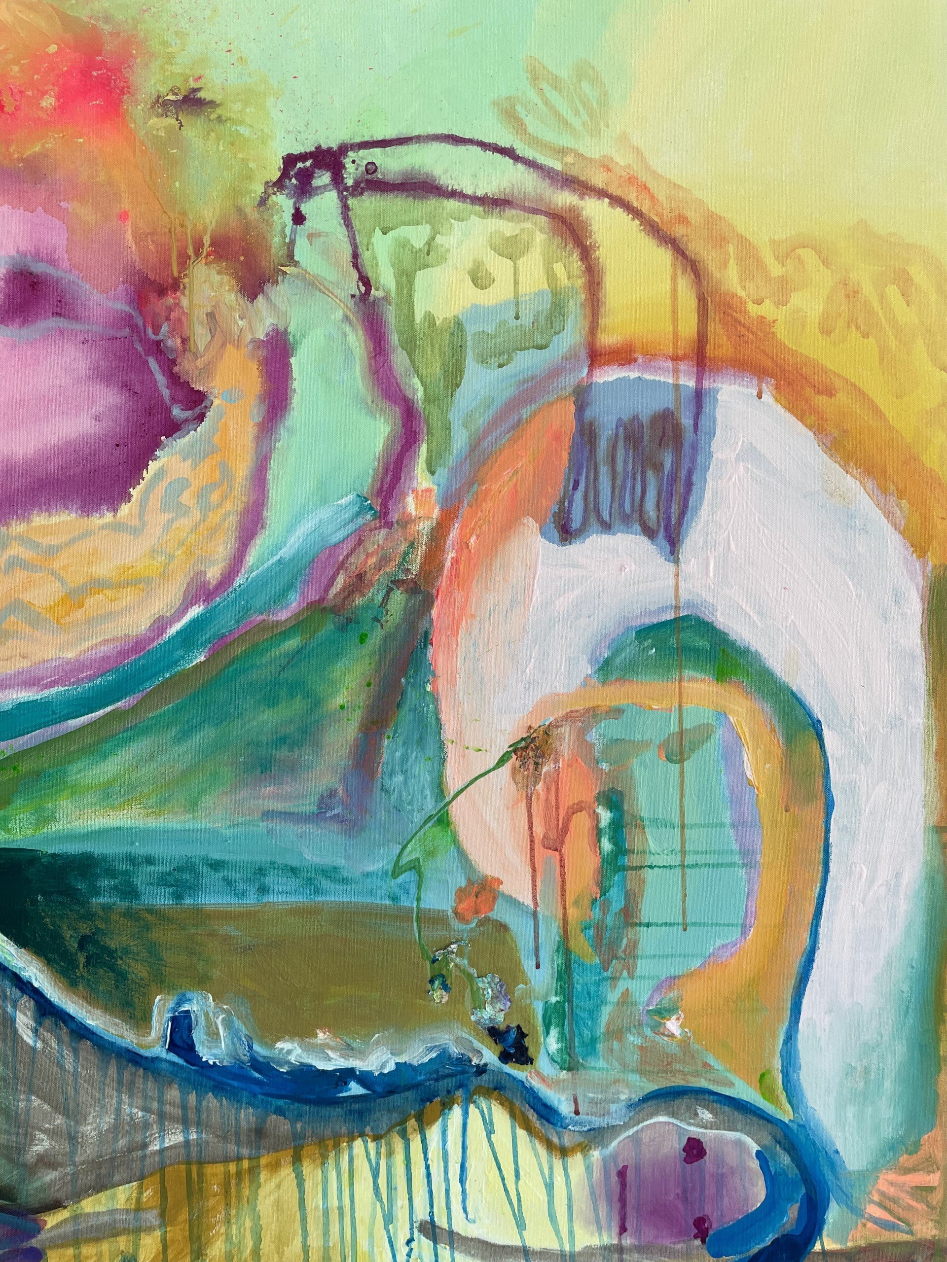 "And She Stood And Stood Tall" (Part 2)
acrylic on canvas
100cm x 80cm