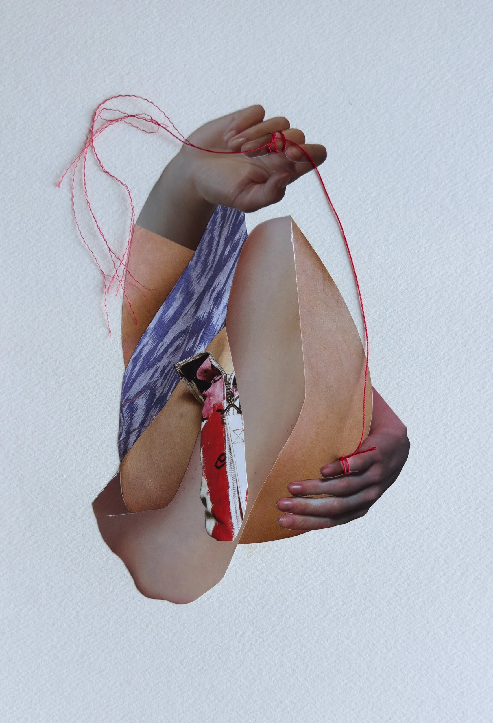 Promises, Promises , 2025
Hand-cut paper collage on archival paper
Mounted paper: 333 × 242 mm