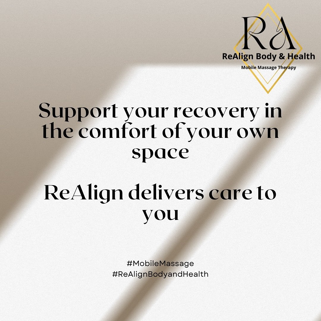 Professional mobile massage therapy, delivered to your door. Whether you are an athlete, a busy parent, a senior, living with disabilities, or simply in need of self-care. I bring expert, professional care to the comfort of your own space. ReAlign he