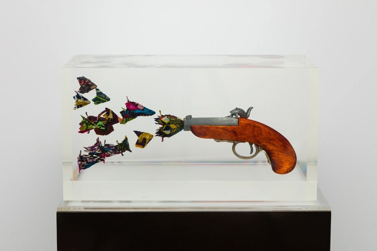 Yinka Shonibare, Flower Gun, Sculpture. 2016. Edition: 15 of 35