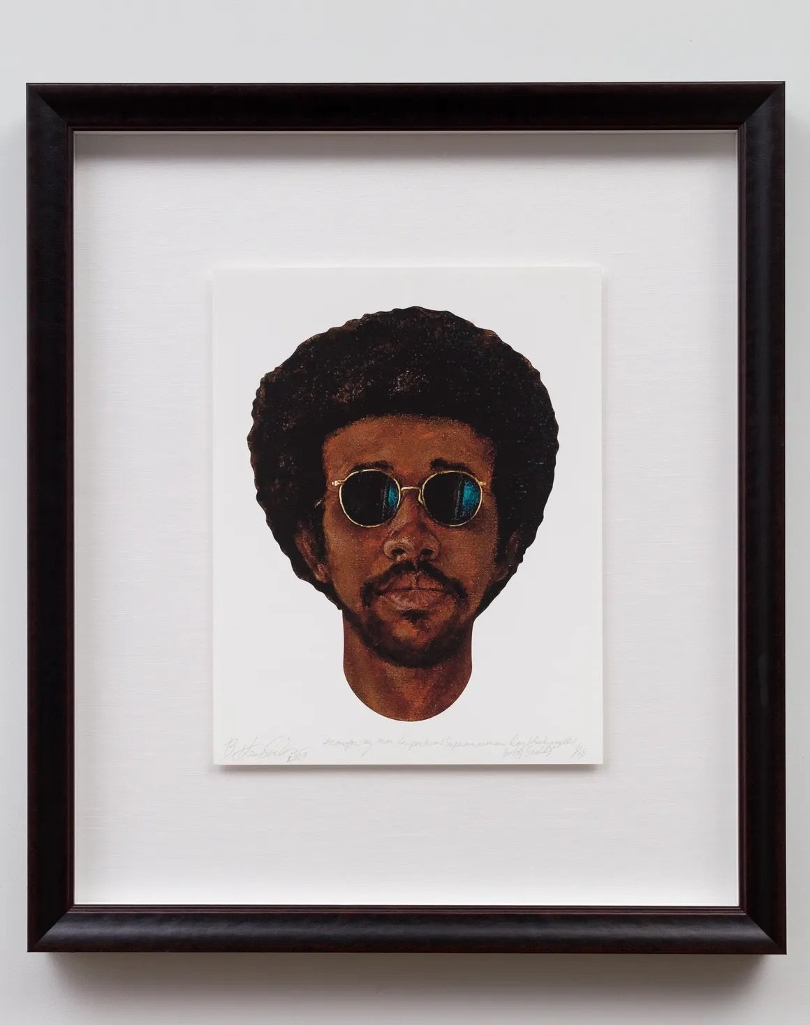 Barkley L. Hendricks, Icon for My Man Superman (Superman never saved any black people - Bobby Seale), Pigment on archival paper. 2009. Edition: 1 of 50