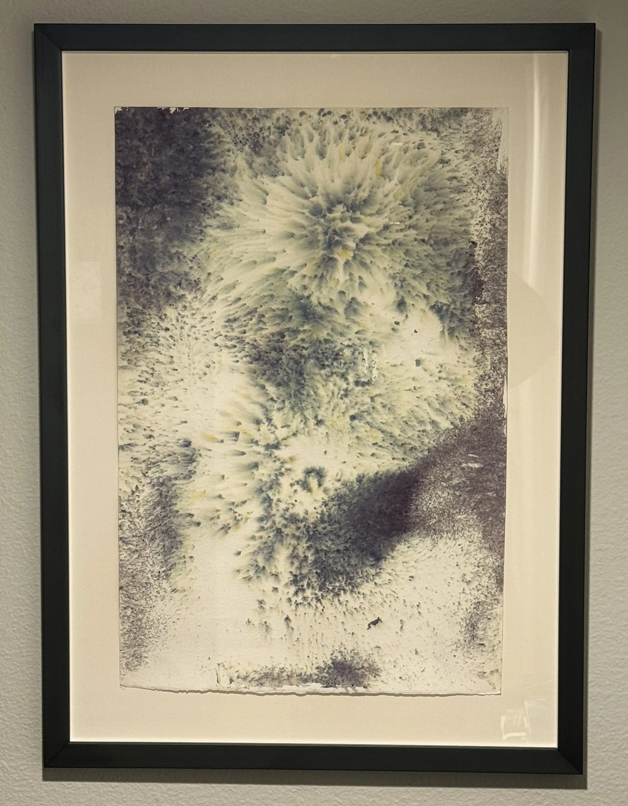 Juliana dos Santos, Sem título [Untitled], 2025, Watercolour and plant-based watercolour on cotton canvas