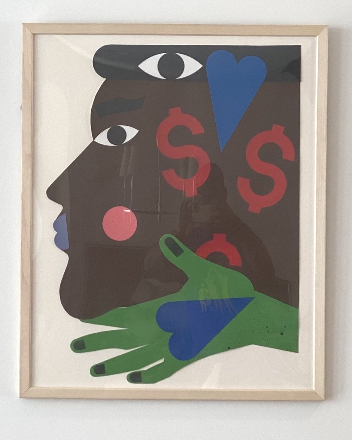 Nina Chanel Abney, Untitled. 2018. Acrylic on Paper