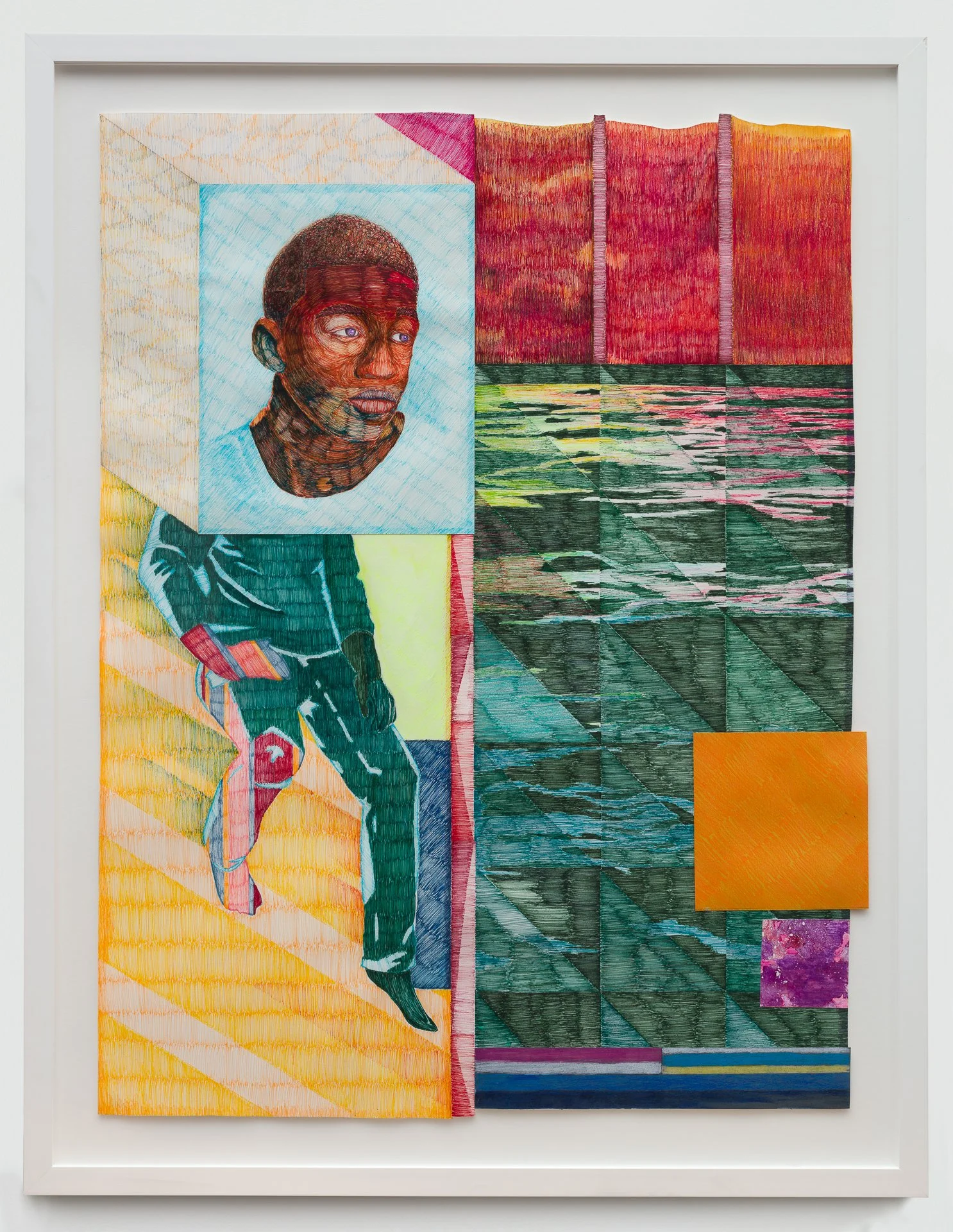 Michael Booker, The Dreamer That Thought, 2021, Mixed Media