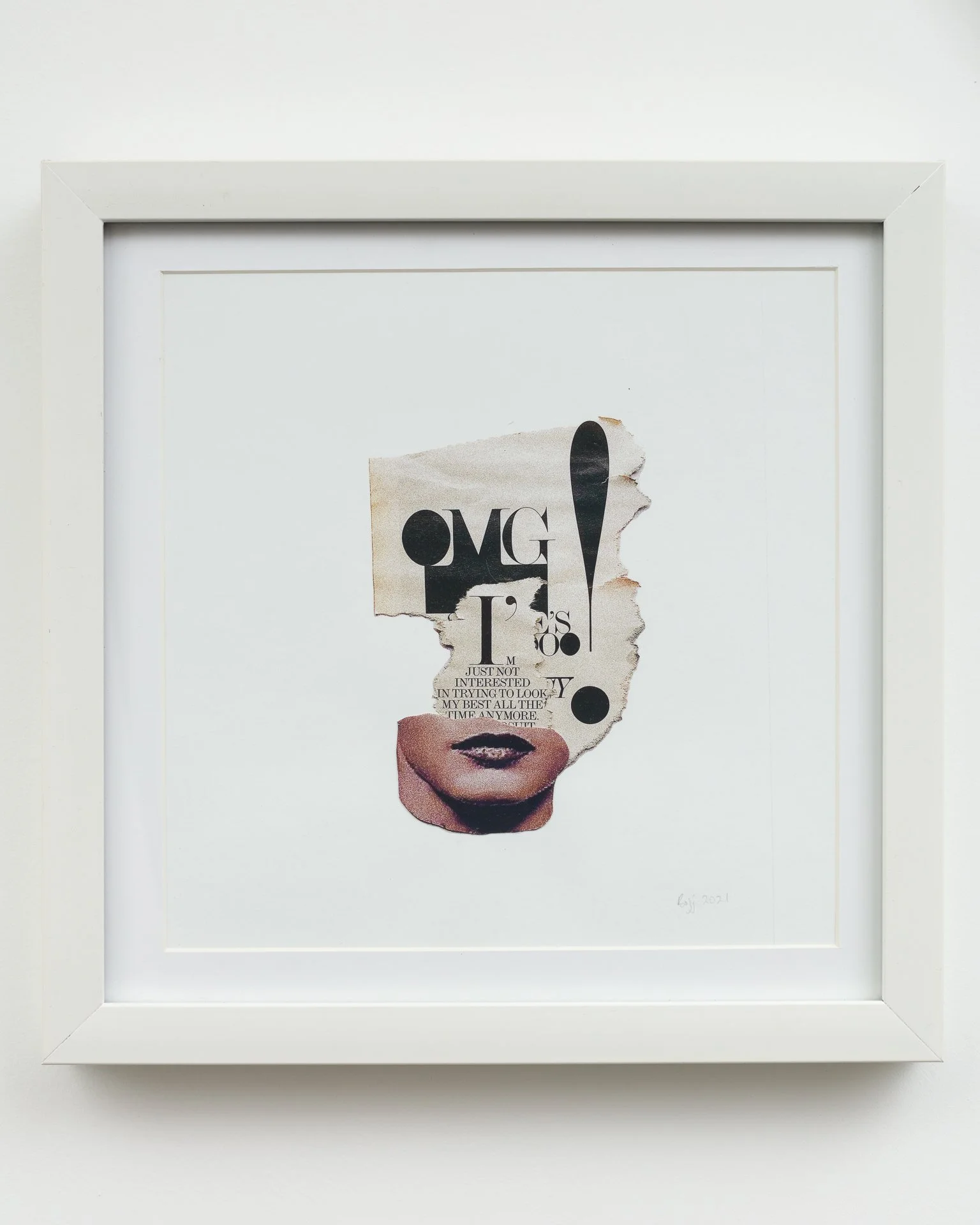 Mobolaji Ogunrosoye, Paper Collage 31, Mixed Media