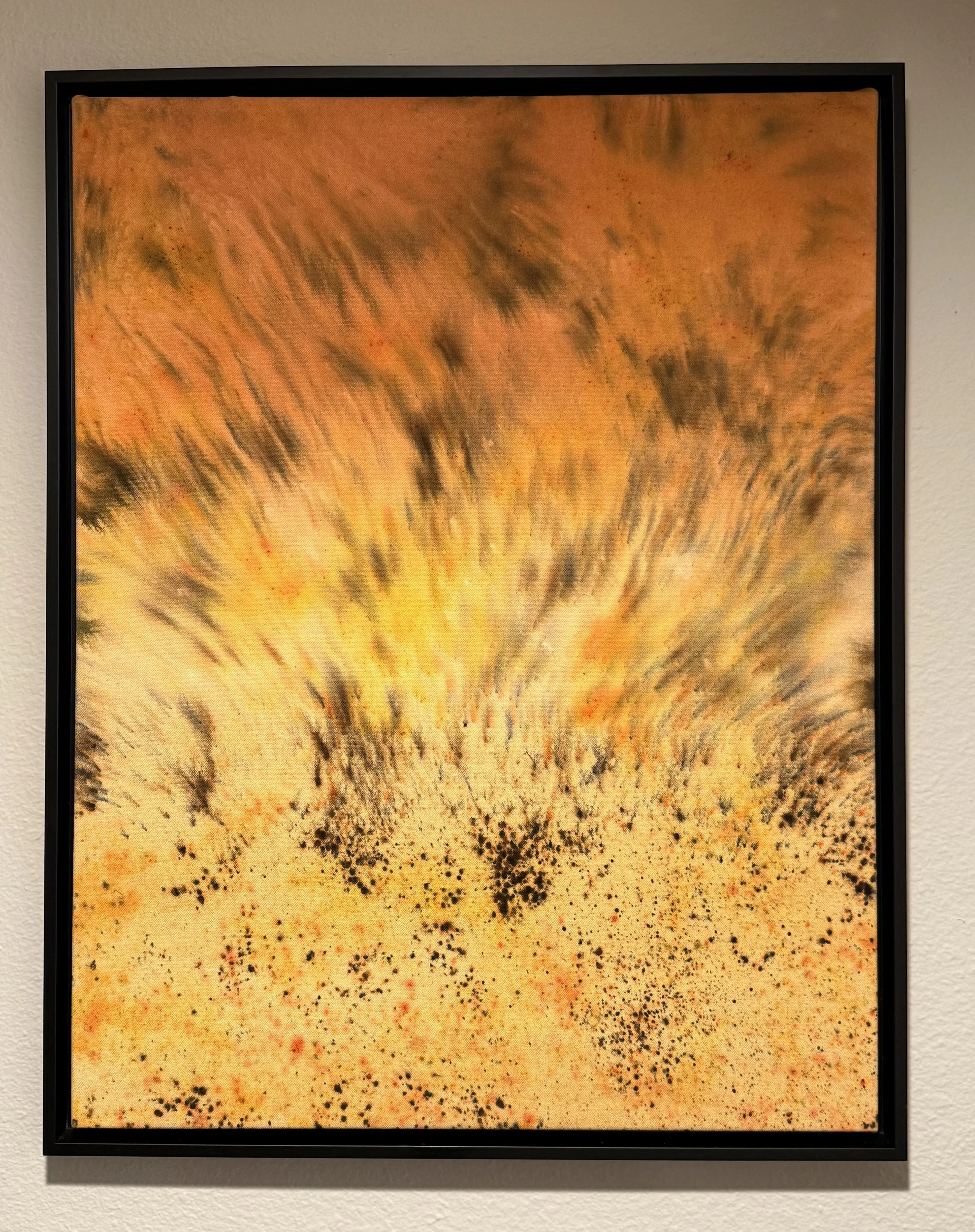 Juliana dos Santos, Sem título [Untitled], 2025, Watercolour and plant-based watercolour on cotton canvas