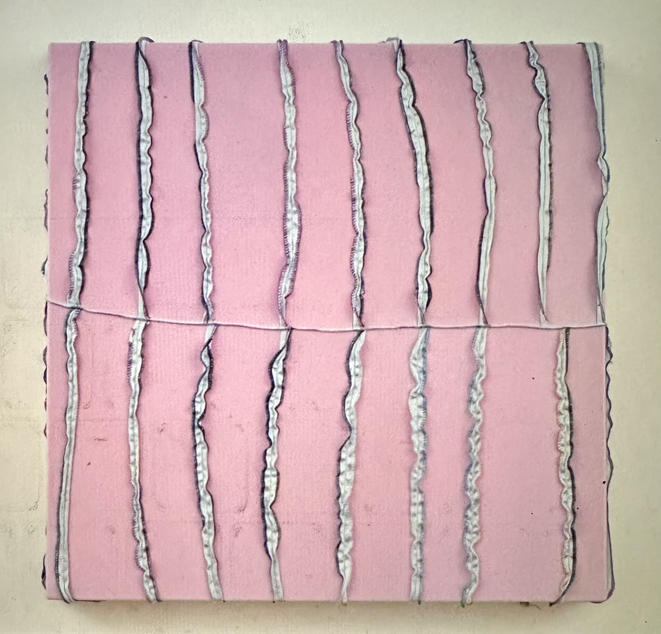 Anthony Olubunmi Akinbola, Dreamy. 2025. DuRag on Alumicore Panel