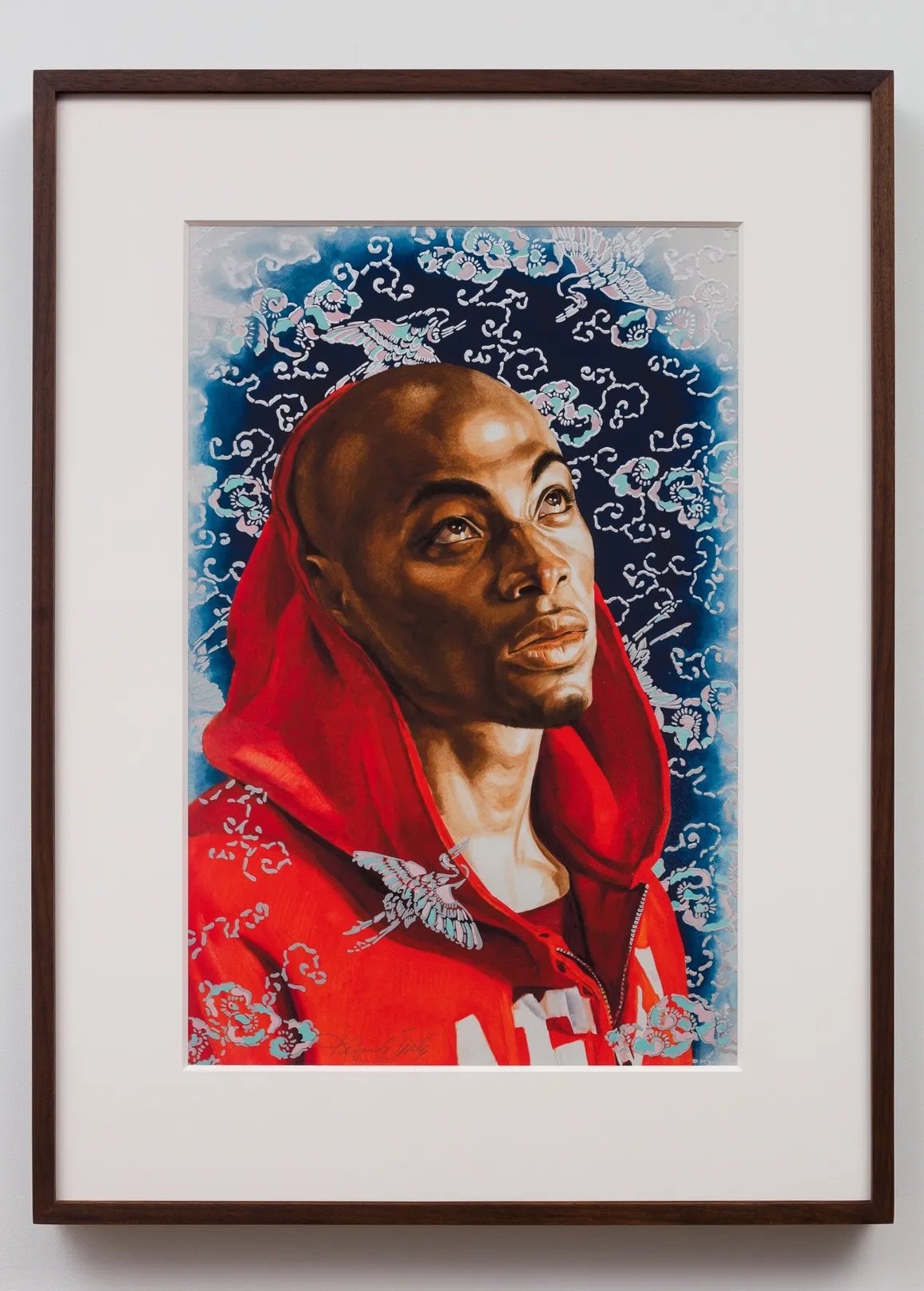 Kehinde Wiley, Sophie Arnould Study II, Pigmentary Print. 2017. Edition: 3 of 30