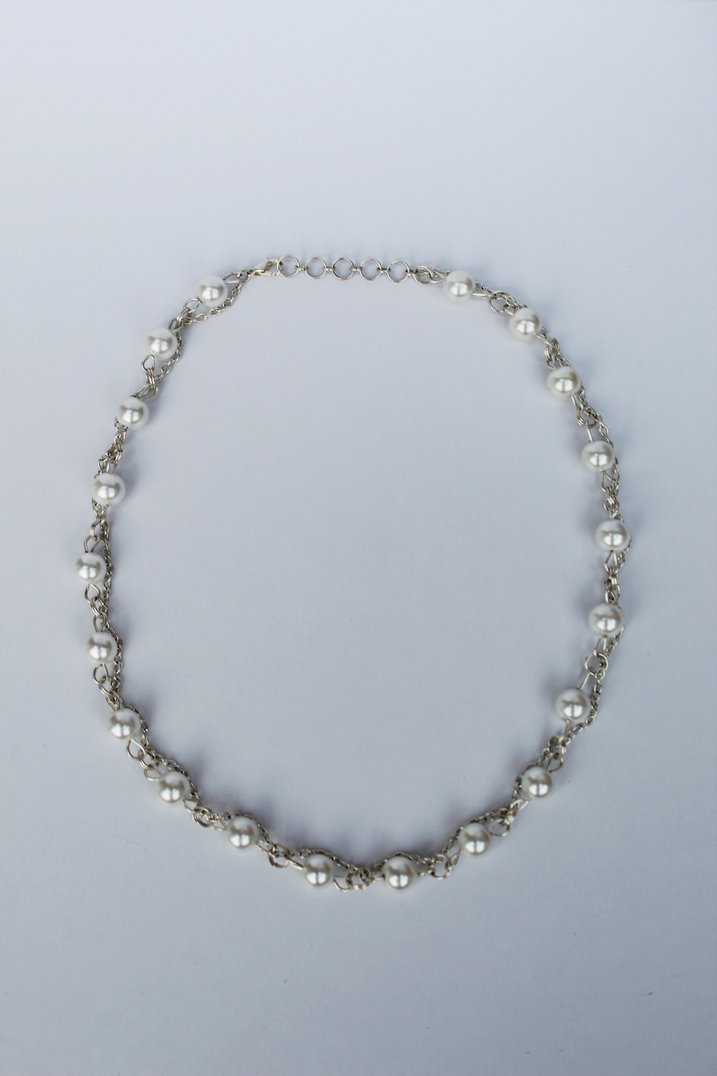 Braided Pearl Necklace